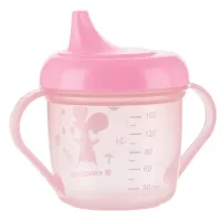 Canuta cu nasuc tare KikkaBoo Forest Party Pink, 150 ml foto