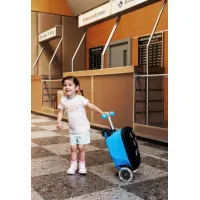 Самокат Micro Luggage Junior Patch & Play Blue foto