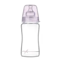 lovi 74/204girl Стеклянная бутылочка baby shower 250 мл. (3 м+)
