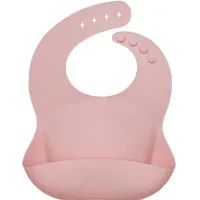 Мягкий силиконовый нагрудник Petite&Mars Sam Pink foto