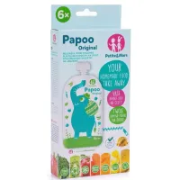 Набор из 6 многоразовых пакетов Petite&Mars Papoo Original Elephant foto