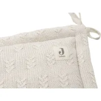 Aparator lateral pentru patut Jollein Grain Knit Oatmeal, 180x30 cm foto