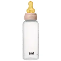 Biberon din plastic anticolici BIBS Blush cu tetina din latex 3+ luni, 270 ml foto