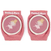 Эластичные наколенники для ползания Petite&Mars Follow Dusty Rose foto