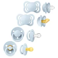 Набор из 4 пустышек BIBS Try-it Collection Baby Blue (0–6 мес) foto