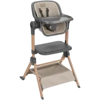 Patut si scaun de masa 2 in 1 KikkaBoo Sleat Me Beige
