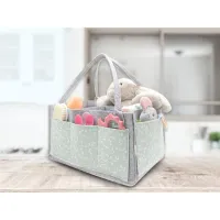 Сумка-органайзер для подгузников и аксессуаров для младенцев BabyJem Grey