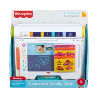 Fisher-Price Tablă de desen și scris cu ecran LCD „Învață și desenează”