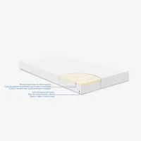 Saltea pentru patut KikkaBoo Memory Comfort Bear Grey, 120x60x12 cm