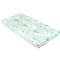 Матрас для кроватки KikkaBoo Fantasia Plus Clouds Mint, 120x60x8 см foto