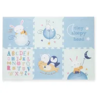 Covoras puzzle din spuma Petite&Mars Flatie 116x174x1.5 cm, 6 buc. foto