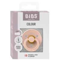 Пустышка круглая латексная BIBS Blush (0-6 мес.) - Премиальная упаковка