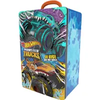 Hot Wheels Контейнер для хранения 6 машинок серии Monster Trucks
