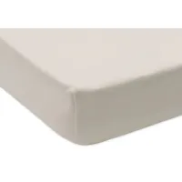 Cearsaf cu elastic Jollein Jersey Jersey Oatmeal, 120x60 cm