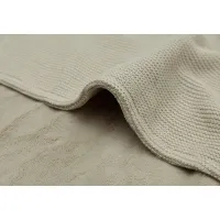 Paturica Jollein Basic Knit Olive Green/Fleece, 75x100 cm