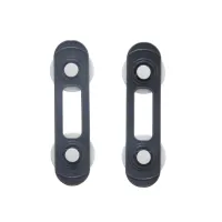 Set 2 mini sigurante universale BabyJem Anthracite pentru usi si dulapuri