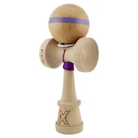 "Kendama Super Sticky X Original", металлический стержень, веревка 62/65 см, King size 7.5 x 6 x 18 см, фиолетовая