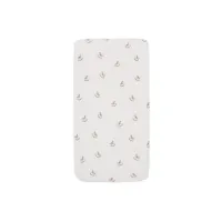 Cearsaf cu elastic Jollein Jersey Nostalgic Ride, 120x60 cm