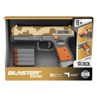 Пистолет Glock Blaster Zone с мягкими патронами (камуфляж)