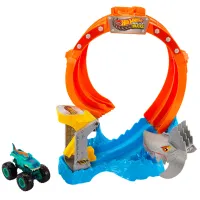 Set de joacă Hot Wheels "Atacul rechinului" cu mașinuța Mega-Wrex 1:64