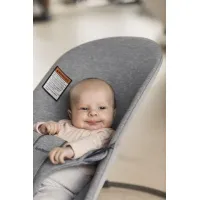 Кресло-шезлонг BabyBjorn Bliss Light Grey, 3D Jersey foto