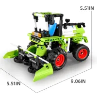 Set de construcție 2 în 1 iM Master Mechanical Master - „Mașină de recoltat - Tractor”, 335 piese