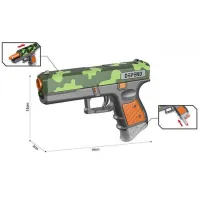 Пистолет Glock Blaster Zone с мягкими патронами (зеленый камуфляж)