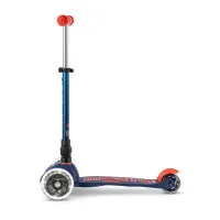 Trotineta pliabila Micro Mini Deluxe Foldable LED Navy Blue foto