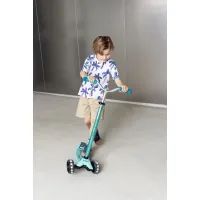 Trotineta Micro Maxi Deluxe Pro LED Vibrant Blue foto
