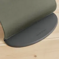 Balansoar BabyBjorn Bliss Dark Green cu aspect delicat de petala, Bumbac