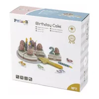 Set de joc din lemn "Tortă", 25 piese