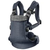 Marsupiu anatomic BabyBjorn Harmony Anthracite, 3D Mesh foto