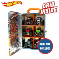 Hot Wheels Контейнер для хранения 6 машинок серии Monster Trucks
