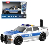 1:32 Mașină de poliție cu fricțiune (lumini /sunete)