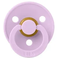 Suzeta rotunda din latex BIBS Violet Sky (0-6 luni) foto