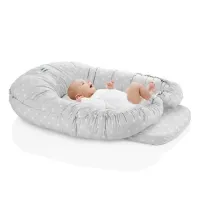 Бебинест 5 в 1 BabyJem BabyNest Cushion Grey Flower