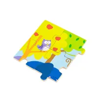 Puzzle din lemn "Animăluțe" 24 elem.