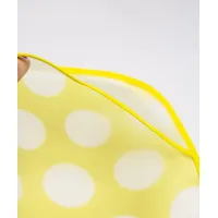 Нагрудник с 2-мя сторонами и карманом BabyJem Yellow, 24x35 см