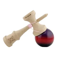 "Kendama Flippy X Original",profesională, 7 х 6 х 18 cm, ața 55 cm,cupe mari, 3-coloră