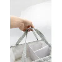 Сумка-органайзер для подгузников и аксессуаров BabyJem Grey, 25x35 см