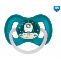 canpol 23/221 suzetă rotundă din latex "cosmos" (0-6) 1buc.