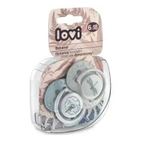 lovi 22/871boy Силиконовая динамическая пустышка botanic (6-18 м.) 2 шт.