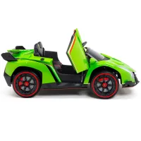 Mașinuța electrică LAMBORGHINI VENENO, 12V7Ah, motor 12V390x4 (25W*4), roti EVA