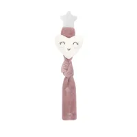 Lant pentru suzeta din material textil BabyJem Roz