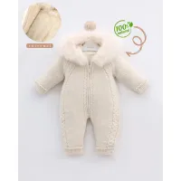 Leo King Baby Girl Romper - Beige 9422 12-18 / 80-86cm