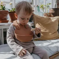 Нагрудник силиконовый BIBS Earth foto