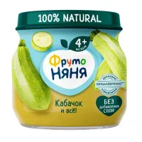 ФрутоНяня piure de dovlecel (4 luni+) 80 gr.