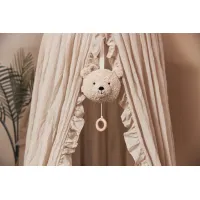 Винтажный балдахин Jollein Ruffle Nougat, 155 см foto