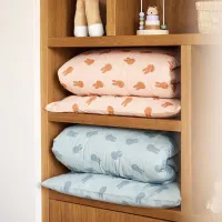 Set de cuverturi Jollein Miffy Shadow Wild Rose, 100x140 cm foto