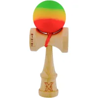 "Kendama Flippy X Original: Светофор", профессиональная, 7 х 6 х 18 см, веревка 55 см, большие чаши
